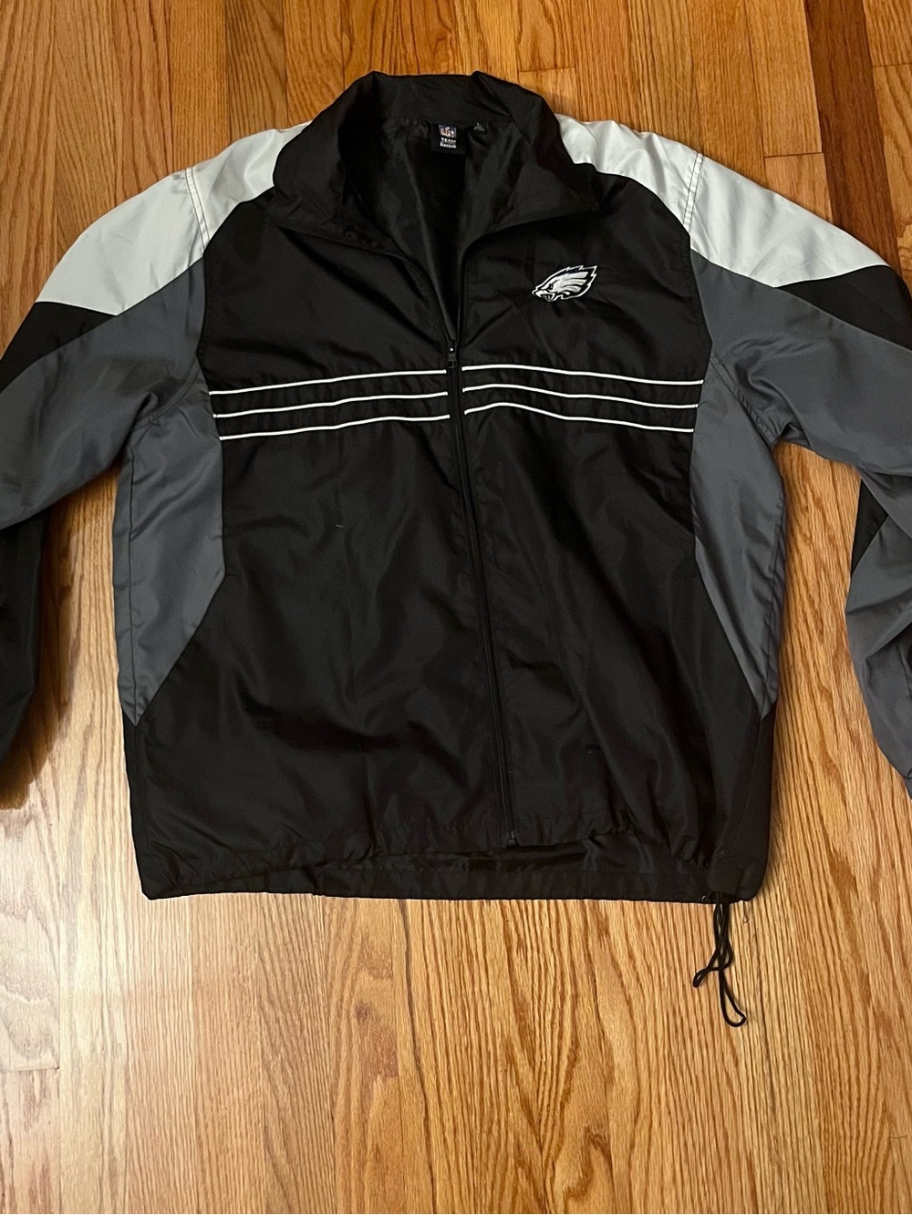 NFL Black and Gray Team Windbreaker Jacket
